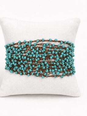 Turquoise Beaded Stretch Bracelet